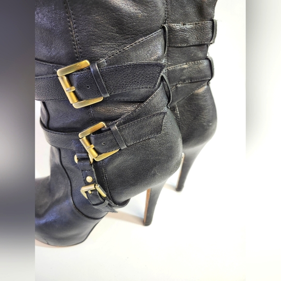 Gorgeous black knee high Sam Edelman Boots size 7.5 - Picture 2 of 7